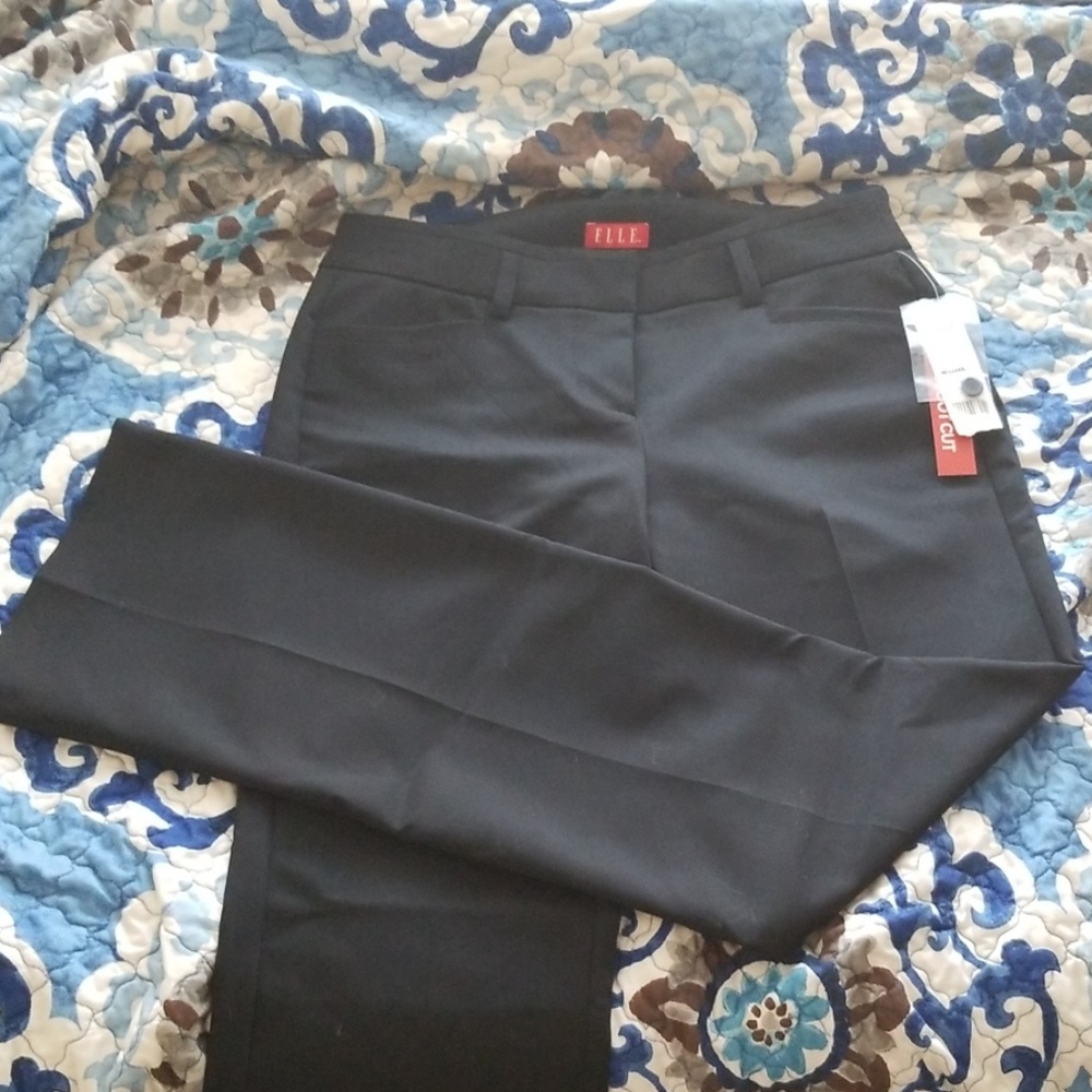 Elle black trousers